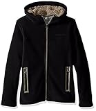 White Sierra Youth Mountain Hooded Fleece Jacket Black Medium [並行輸入品]