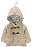 EOZY 子供服 綿服 中綿 ダッフルコート 男女兼用 ジャケット ベビー キッズ 冬 防寒 アウター ジャンパー コーデュロイ フード付き かわいい グレー 9