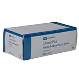 Covidien CT5073G ChemoPlus Nitrile Ambidextrous Gloves 8 mil Thick Large (Pack of 100) [並行輸入品]