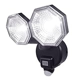 LEDセンサーライト2灯式 E-BL200 乾電池式