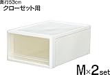 クローゼット用衣装ケース53M 2個組同色セット