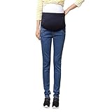 Zhhlaixing 妊娠中の女性 Pregnant Women Belly Long Jeans Pencil Pants Korean Style of Maternity Dress Plus 