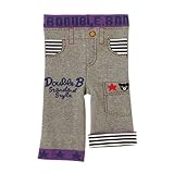 ダブルB(mikihouse) お尻にダブルフェイス★８分丈スパッツ 100cm グレー（06）