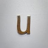 真鍮レターゴールド 45mm 小文字u