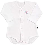 アンナニコラ ソフトニット スーピマ 長袖前開きロンパス 70cm ピンク AI-22063 日本製