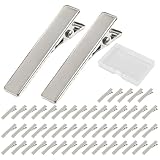 ヘアクリップ 約50個入り ヘアピン やっとこピン 髪留め 金具 パーツ シルバー 3.2cm NYANDELMO ND-0152-R04-SV3.2