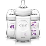 Philips Avent Elephant Natural Bottles, 9 oz, 3 count by Philips AVENT [並行輸入品]