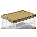 折りたたみコンテナ 透明 ベージュ 30／40／50リットル用 フタ【ストア･エキスプレス】