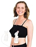 Simple Wishes D*LITE Hands Free Breastpump Bra (Black XS-L ) by Simple Wishes