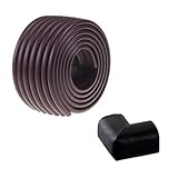 homelos ベビーガード2種 コーナークッション 角型 4個 波型 1個 セット 赤ちゃんのけが防止 安全 保護 テーブルや柱などに ブラック