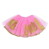 (フィーショー)FEESHOW 子供チュチュスカート かわいい ベビー 女の子 キッズ TUTU ミニスカート ふわふわ 百日記念 写真 撮影 寝相アート 着ぐるみ ピンク 75