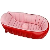【YW】 ベビーシャワーベビーバス子供用プールインフレータブルプール (レッド)
