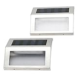 Demiawaking ソーラーライト 3LED ガーデンライト 太陽発電 省エネ 明るい 明暗センサー搭載 夜間自動点灯 ガーデニング 屋外 外灯 庭園灯 エクステリア 2PCSセット