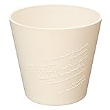 HEADS 花器 ポット デザイン入り BKF アイボリー 3号苗用 (10個) BKF-POI3 まとめ売り 5パック