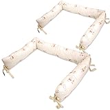 【日本製】 ベッドガード ≪Pooh≫ 2個セット (オーガニックコットン ダブルガーゼ 綿100%) No.NZ1121-A