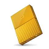 WD ポータブルHDD 2TB USB3.0 イエロー 暗号化 パスワード保護 3年保証 My Passport WDBS4B0020BYL-WESN