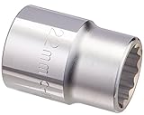MINTCRAFT MT-SM6022 3/4-Inch Drive 12 Point Socket, 22mm by Mintcraft