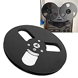 1/4 7インチ エンプティ リール レコーディング エンプティ テープ リール ユニバーサル アルミ合金 レコーディング テープ リール エンプティ ディスク オープニング マシン パーツ ナブ ブラック