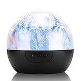 LED夜間照明ランプ、ONEVERスターライト回転プロジェクタ調節可能な明るさの子供装飾