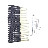 24個のロック摘み灰色のツールのロック，練習