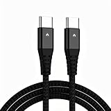 USB Type C ケーブル【PD対応 60W急速充電 1.8m】Type C to Type C ケーブル 高耐久 ナイロン編み 高速デ