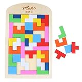 Fenteer 木のおもちゃ　テトリス パズル　おもちゃ　ジグソーパズル　脳鍛錬　ゲーム　子供 知育玩具