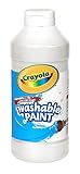 クレヨラ (Crayola) ボトル絵の具 ホワイト 水で簡単に落とせる 単色ボトル 473ml 201653 正規品