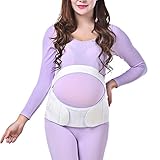 Zhhlinyuan 良好な Maternity Support Belt Waist Back Abdomen Belly Band Soft Seamless Cotton for Pregnan