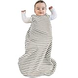 Woolino 4シーズン対応 ベーシック 赤ちゃん用 スリーピングバッグ メリノウール (18-36ヶ月,アース)