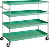 ＴＲＵＳＣＯ　フェニックスワゴン　１２００Ｘ６００ＸＨ１２００　４段　Ｗ色【PEW12124W】 (販売単位：1台)