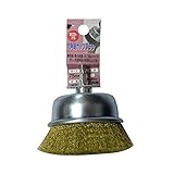 (業務用2個セット) H＆H 六角軸カップブラシ/先端工具 【研磨仕上げ用/75mm】 真鍮 日本製 BCB-75 〔DIY用品/大工道具〕 スポーツ レジャー DIY 工具 その他のDIY 工具 t