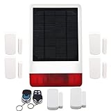 ERAY Solar Burglar House Home Alarm Wireless Security System - PIR Motion Door Siren - Window Simila