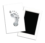 Pearhead Newborn Handprint or Footprint Clean-Touch Ink Pad, 2 Uses, Black by Pearhead