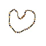 Baltic Amber and Hazelwood Colic, Reflux and Teething Necklace- Individually knotted - Certified Amb
