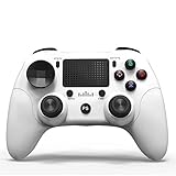 PS4用ゲームコントローラー、コントローラーワイヤレスBluetoothデュアルバイブレーションコントローラー、Playstation 4、PS3、Windows、Android用のジャイロスコープ付き。
