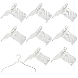 マワ ドイツのすべらない ハンガー シルエット 41F 80本組 ホワイト