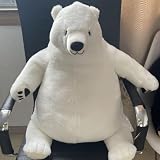 ぬいぐるみ 萌え系 ツキノワグマ 昼寝まくら 可愛い 熊 動物 大きい ふわふわぬいぐるみ 熊 縫い包み クマ抱き枕 お祝い ふわふわぬいぐるみ ツキノワグマ クマ 40cm 大きいぬいぐるみ プレゼント ふわふわな手触りがたまらないぬいぐるみ 癒し系 ホワイト 新年