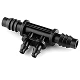 ドリップ灌漑システム散水用具　8/11ホースと4/7ホース接続用　3方向/4方向分岐コネクター　散水ホースにつなぐだけで簡単接続　３タイプ選択可　 20個セット (タケノコニップルー(8/11-4/7
