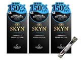 SKYN スキン アイアール コンドーム 潤滑ゼリー増量タイプ 痛み緩和 Extra Lub 10個入×3箱セット スティックローション付き