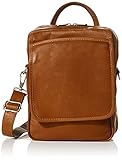 Piel Leather 2630 Travelers Carry-All Bag - Saddle