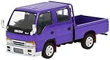 Model1 1/64 いすゞ エルフ (ELF) ダブルキャブ カスタムバージョン - パープル 完成品 T66633