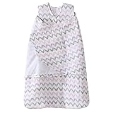 Halo 100% Cotton Muslin SleepSack Swaddle, Pink Chevron, Newborn by Halo