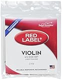 Super Sensitive Red Label 2106 Violin String Set 4/4 Soft [並行輸入品]
