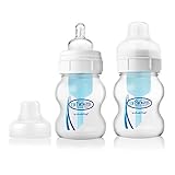 Dr. Brown's BPA Free Polypropylene Natural Flow Wide Neck Bottle, 4 Ounce, 2-Count by Dr. Brown's [並