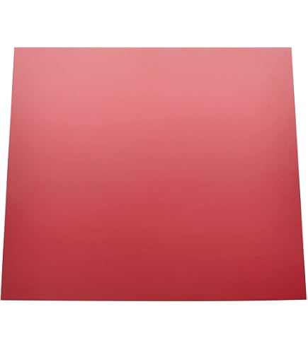 Amazon | 雅 国産 EVA泥除け(マッドフラップ) 2MM 500×750 レッド