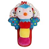 Qiyun Rattlesかわいい動物型の赤ちゃん漫画手リングベルRattles Kid Plush Soft BBスティックToys for Childrenギフト CY-1103-YL2