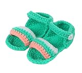 (ビグッド)Bigood ベビーサンダル ニット靴 赤ちゃんサンダル 新生児 子供用 ベビーソックス超可愛い室内用ベビーシューズ 四色D