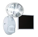Cooper Lighting MSLED180W Motion Activated Solar Powered LED Floodlight. 180 Degrees up to 70-foot W