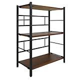 タンスのゲン 木製ラック 3段 高さ76.5cm オープンラック 可動棚 北欧 1171919901