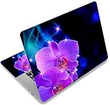 RICHEN 12/13.3/14/15/15.4/15.6インチのタブレット対応 耐久性! 防水、耐油性 タブレット/PCスキ ンシール ノートパソコンのステッカーの装飾 ノートパソコンのステッカーデコール アートステッカー (胡蝶蘭)